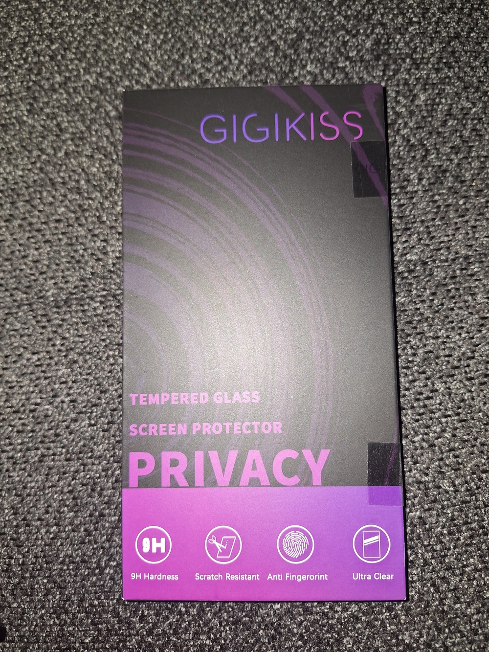 GIGIKISS Privacy Tempered Glass Screen Protector